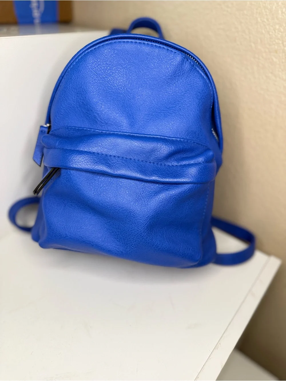 Wild Fable Cobalt Blue Mini Backpack Faux Leather Y2K Target Daypack